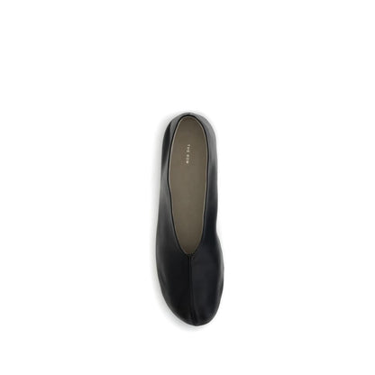 The Row Black Lamb Ovis Aries Aries Ballet Flats