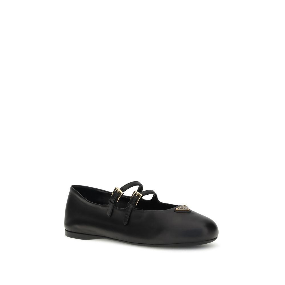 Prada Leather Ballerinas