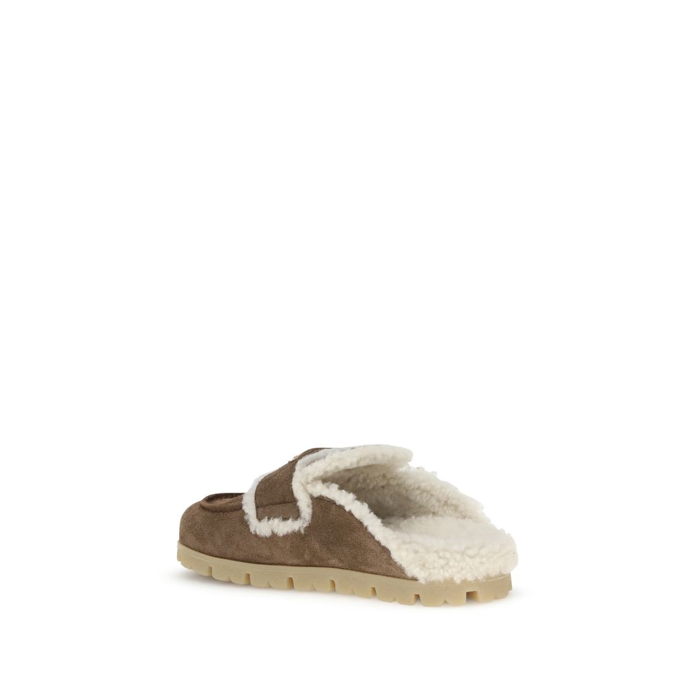 Prada Fur Mules
