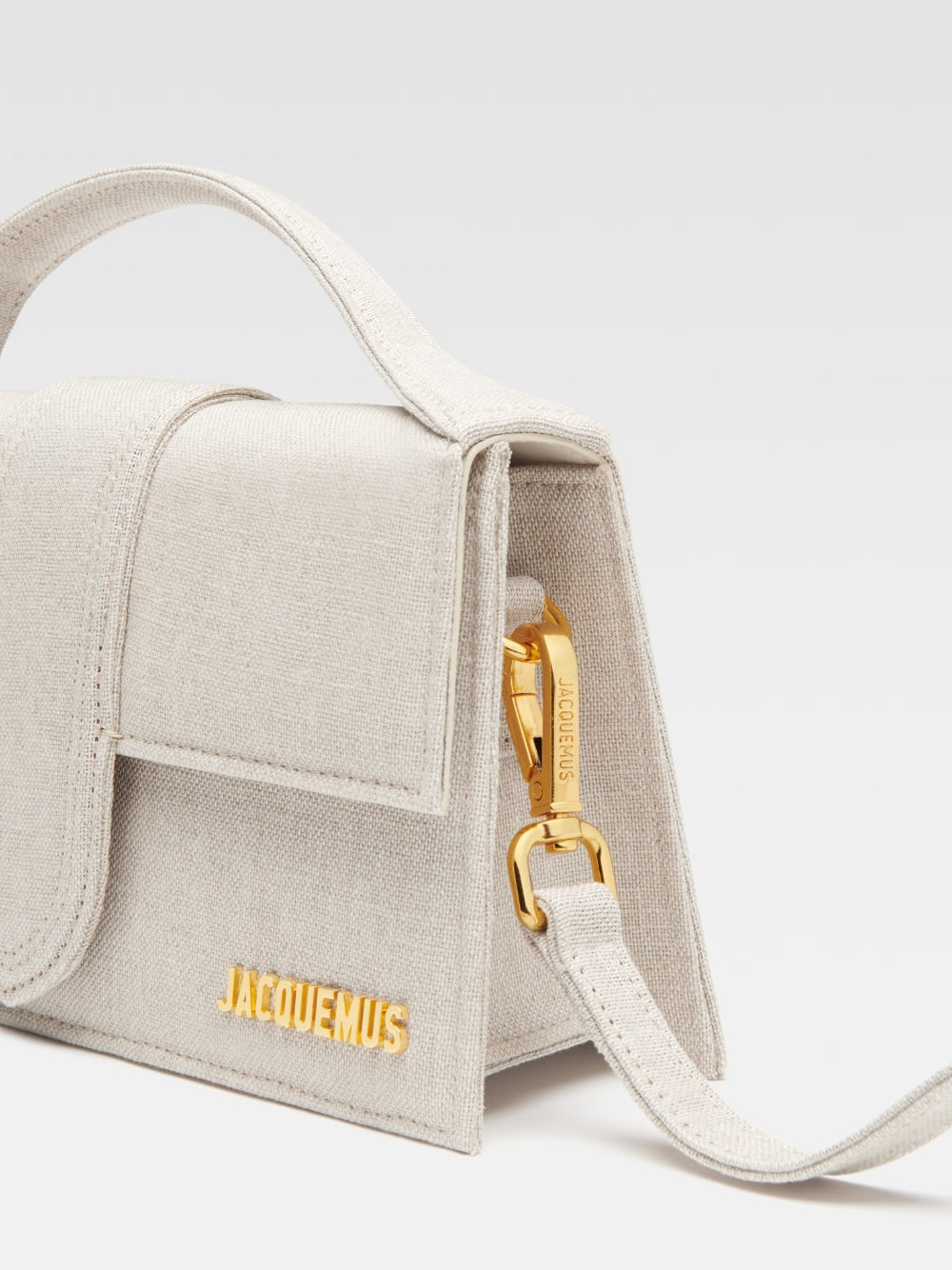 Jacquemus Le Grand Bambino Light Grey Bag