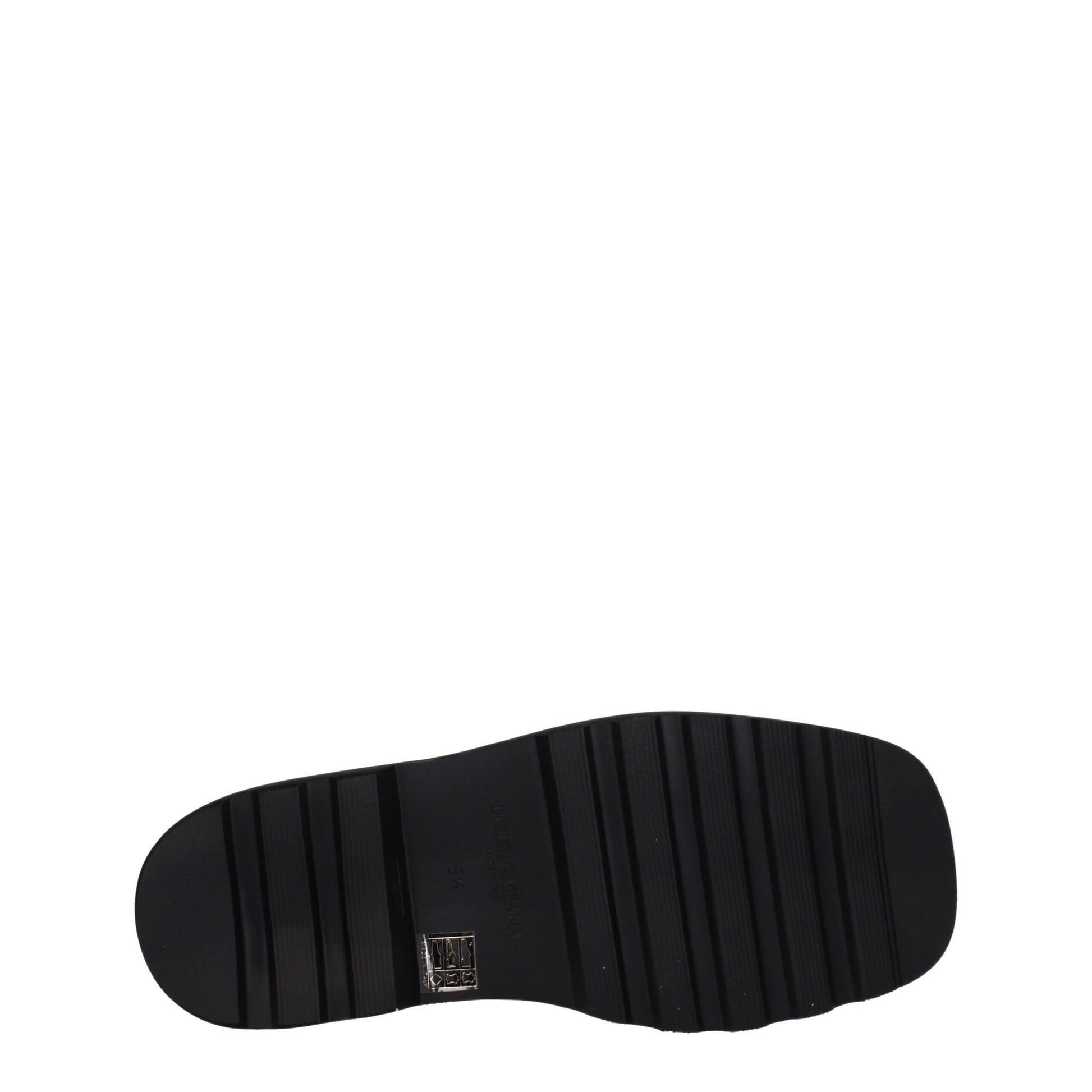 Dolce & Gabbana Black Leather Oxfords And Derbies
