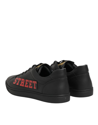 Dolce & Gabbana Black Street Life Low Top Men Sneakers Shoes
