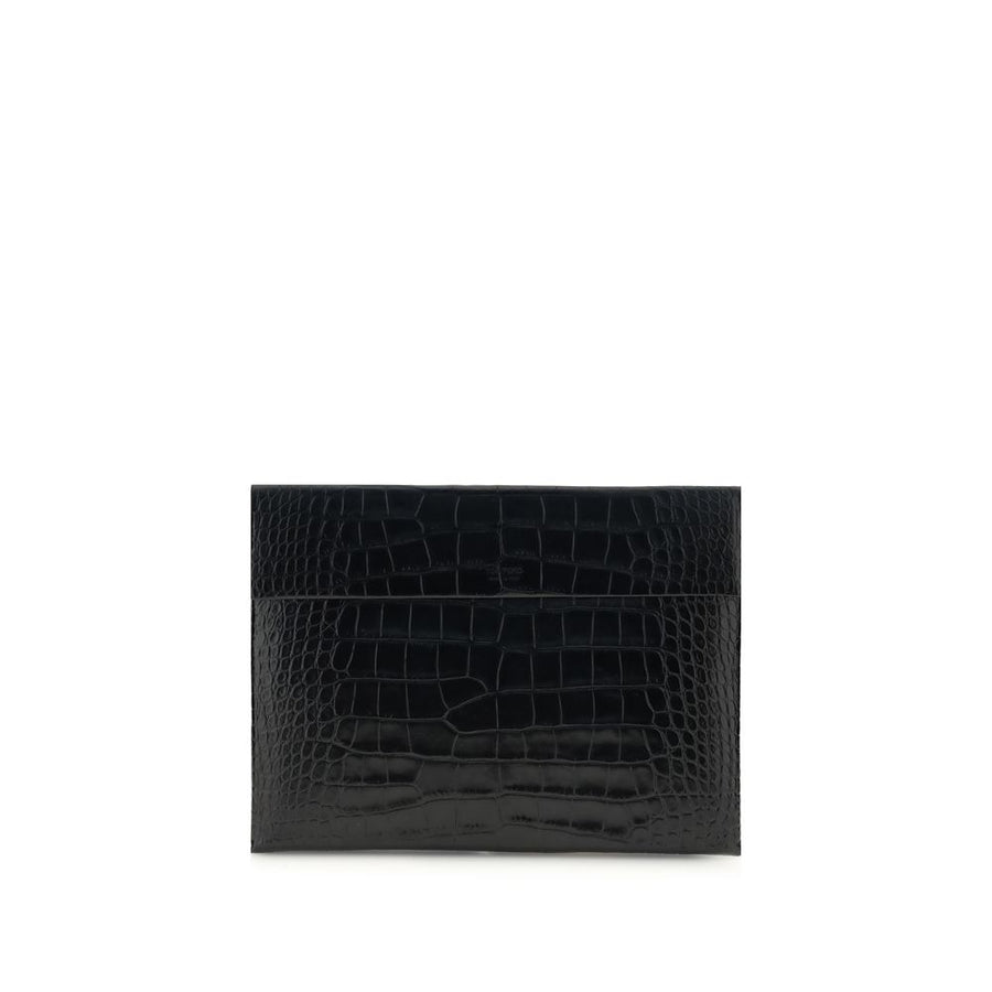 Tom Ford Black Leather Clutch Bag