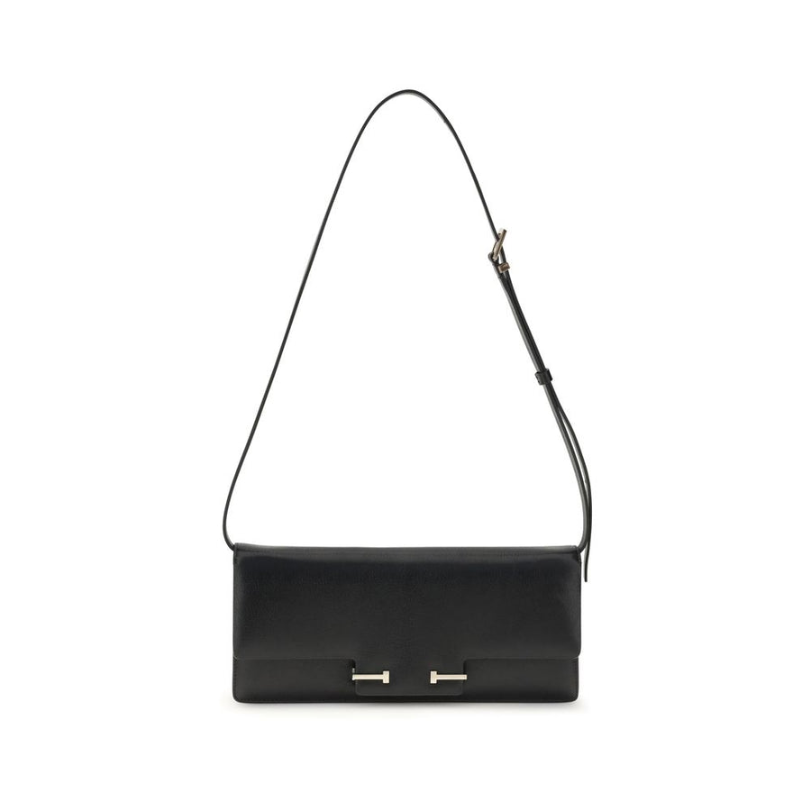 Tom Ford Black Leather Shoulder Bag
