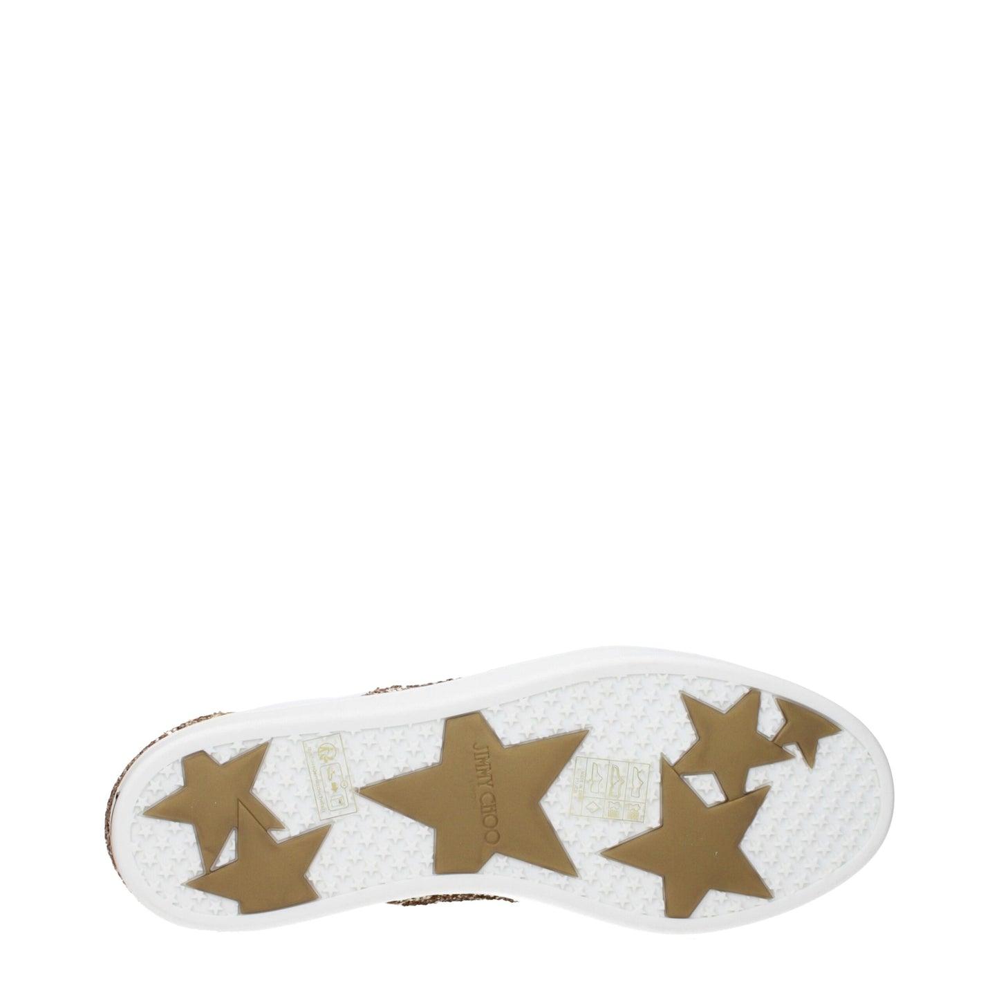 Jimmy Choo White Leather Low Tops