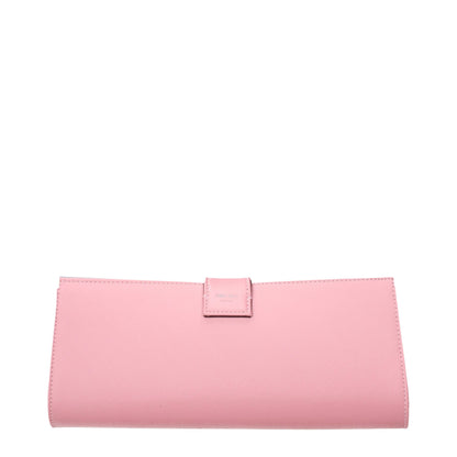 Jimmy Choo Pink Satin Clutch Bag