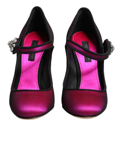 Dolce & Gabbana Pink Embellished High Heels Pumps Shoes