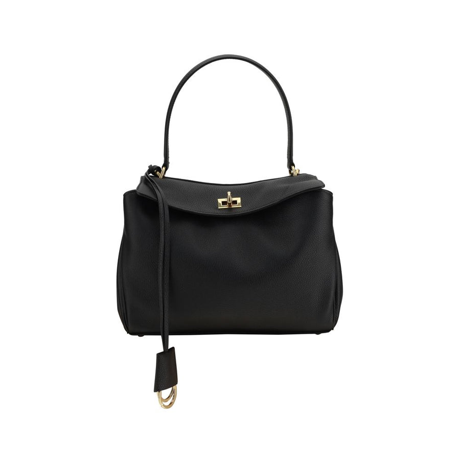 Balenciaga Black Calf Leather Bos Taurus Shoulder Bag