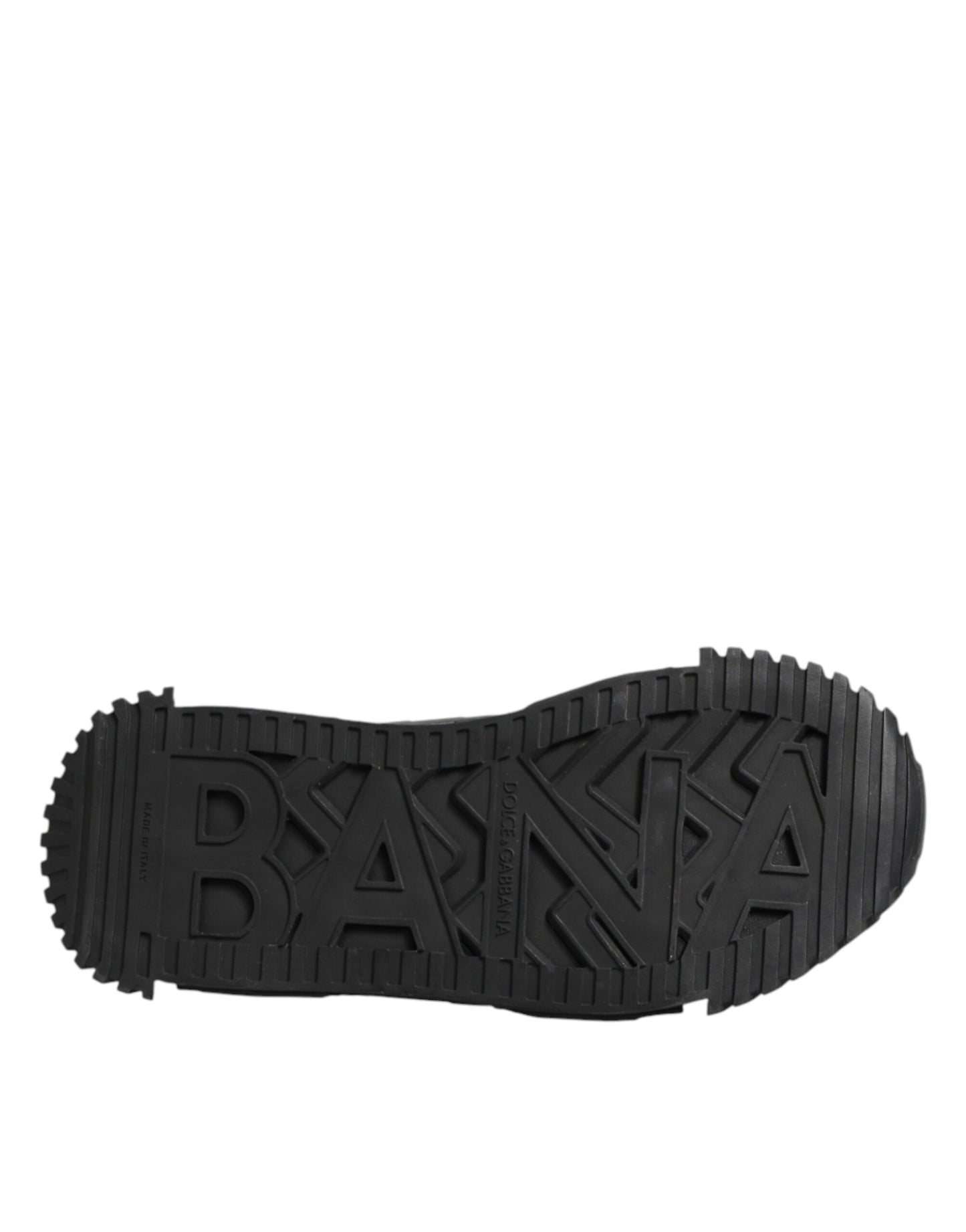 Dolce & Gabbana Black Logo Lace Low Top NS1 Sneakers Shoes