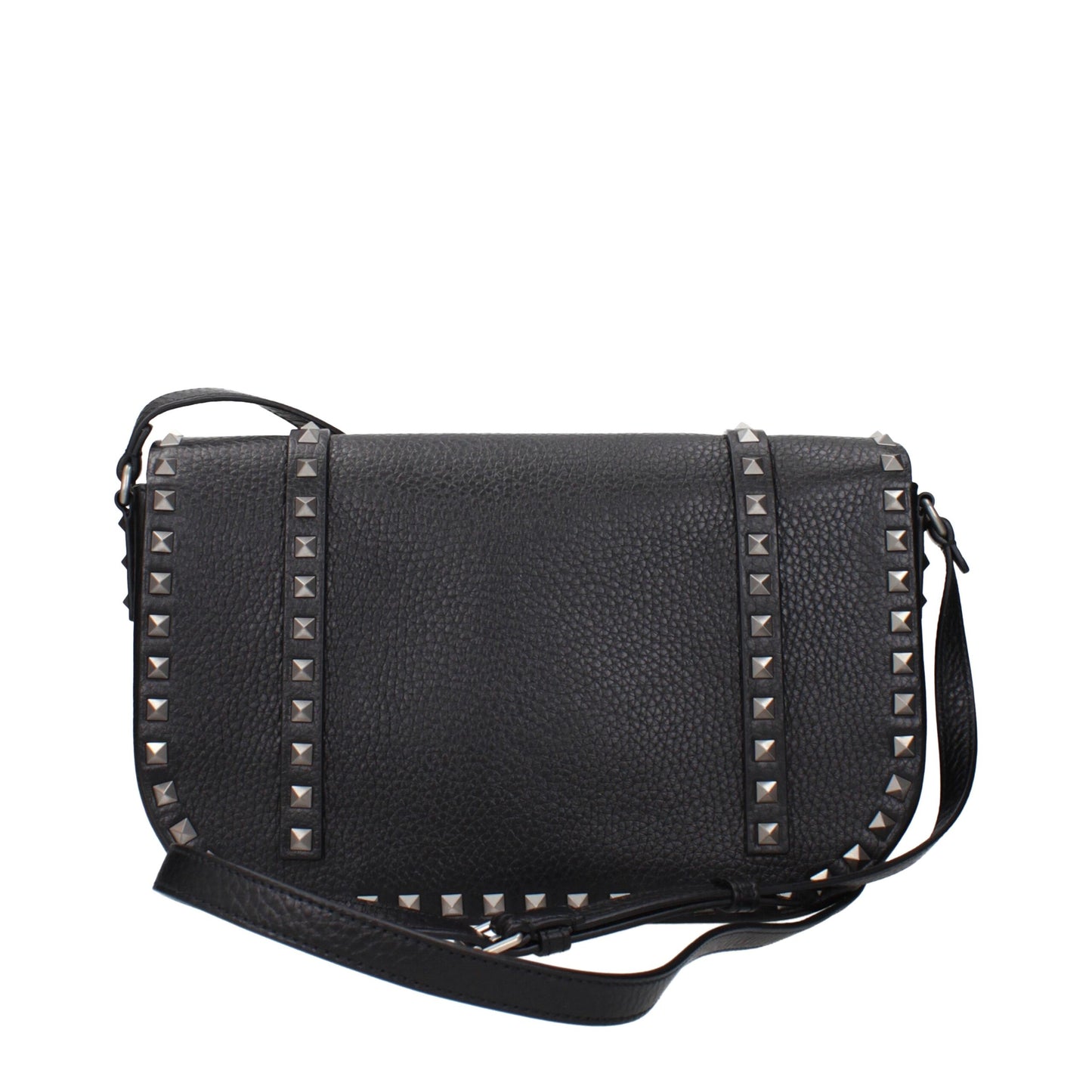 Valentino Garavani Black Leather Crossbody Bag