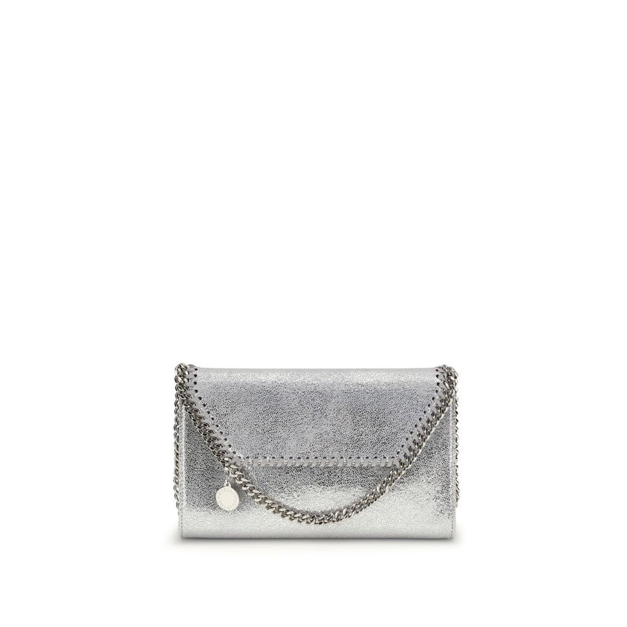 Stella McCartney Silver Polyester Shoulder Bag