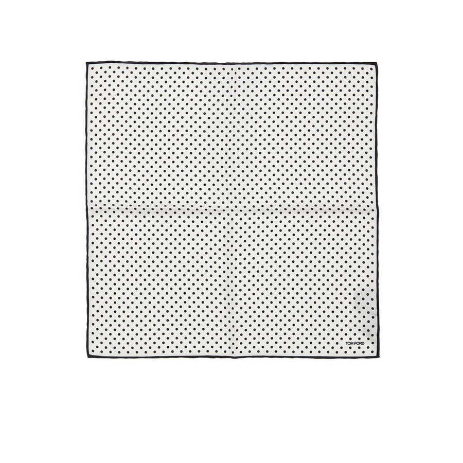 Tom Ford Black And White Silk Clutch Bag