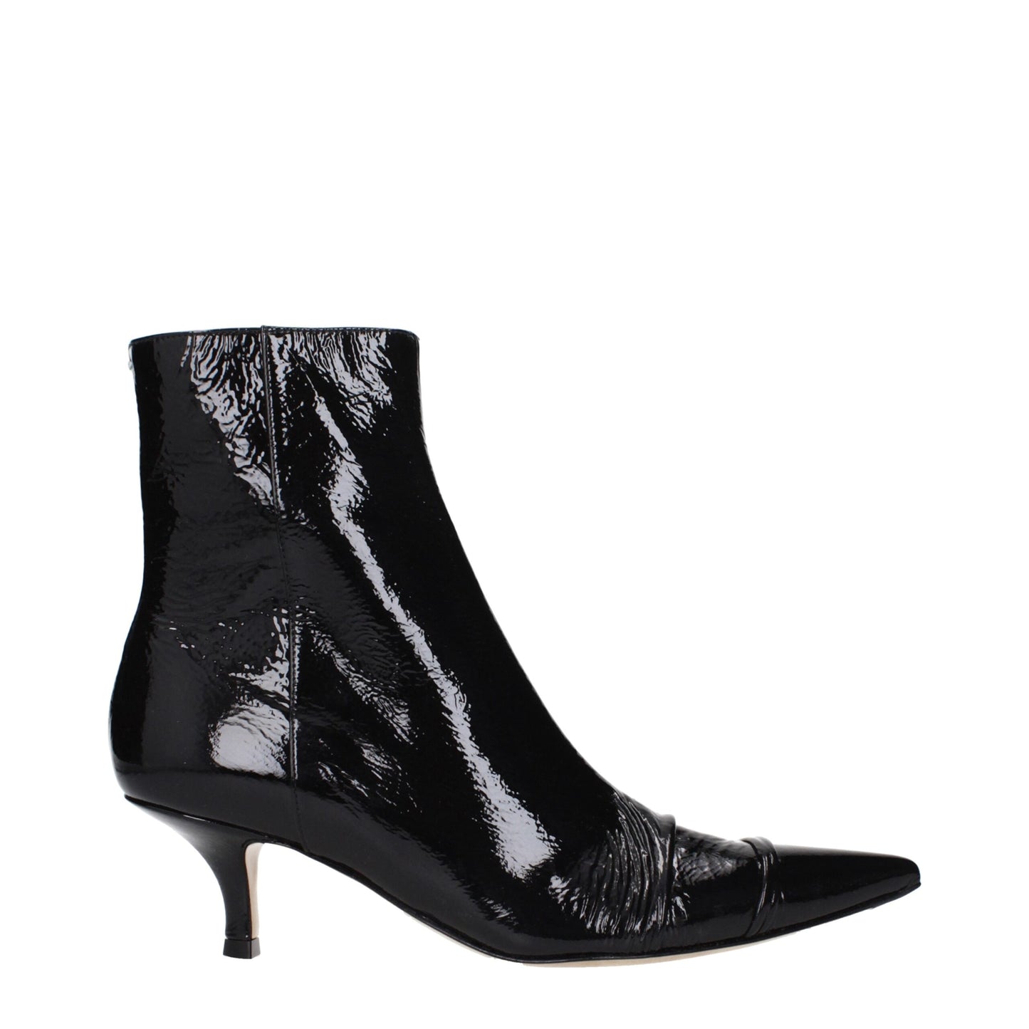 Maison Margiela Black Leather Ankle Boots