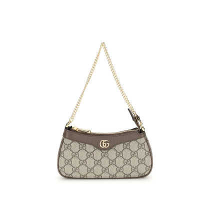 Gucci Beige Cotton Shoulder Bag