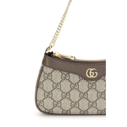 Gucci Beige Cotton Shoulder Bag