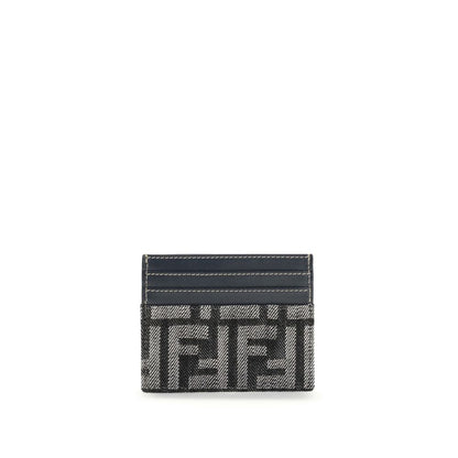 Fendi Blue Cotton Shoulder Bag