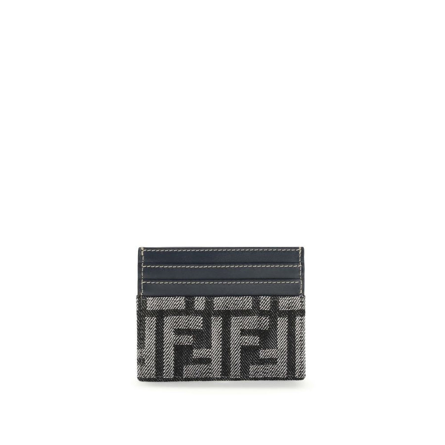 Fendi Blue Cotton Shoulder Bag