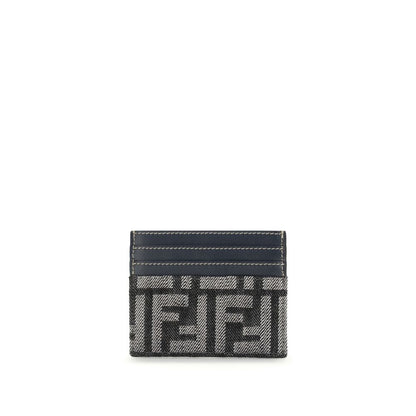 Fendi Blue Cotton Shoulder Bag