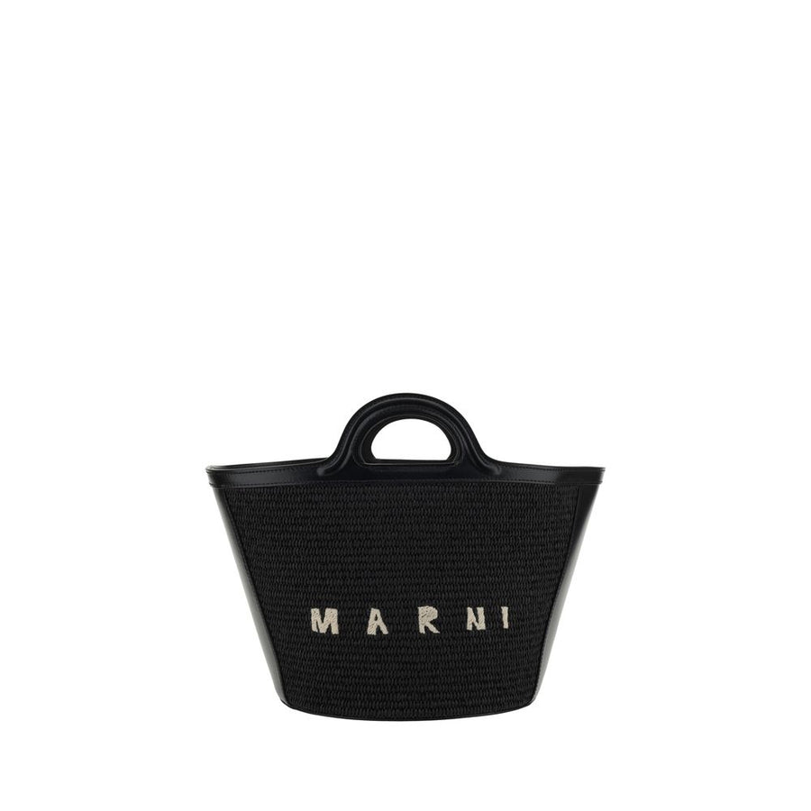 Marni Black Cotton Shoulder Bag