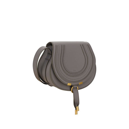 Chloé Gray Calf Leather Bos Taurus Shoulder Bag
