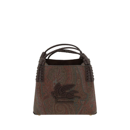 Etro Brown Fabric Handbag