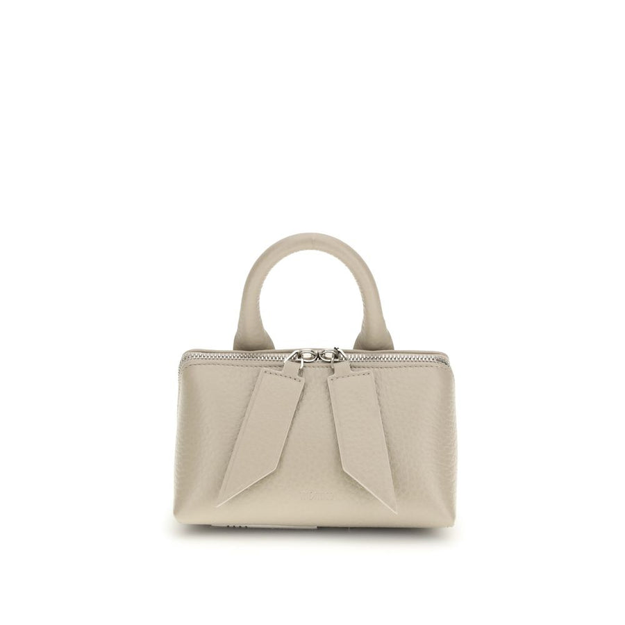 The Attico Beige Calf Leather Bos Taurus Handbag