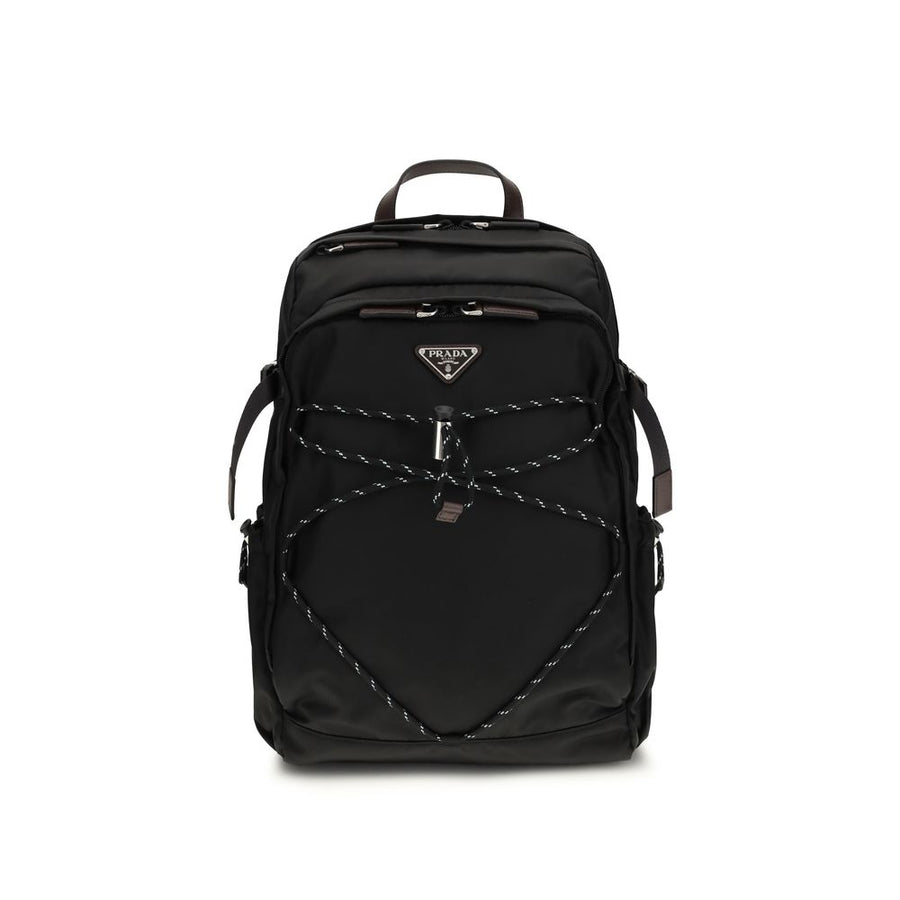 Prada Black Recycled Polyamide Backpack