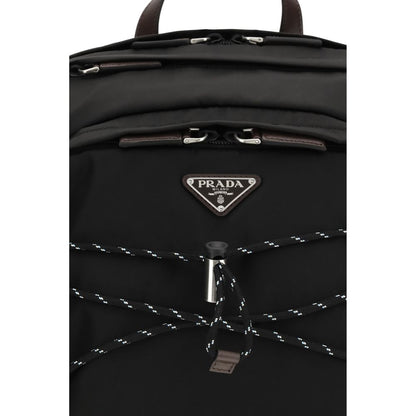 Prada Black Recycled Polyamide Backpack
