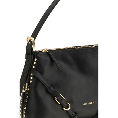 Givenchy Black Calf Leather Bos Taurus Shoulder Bag