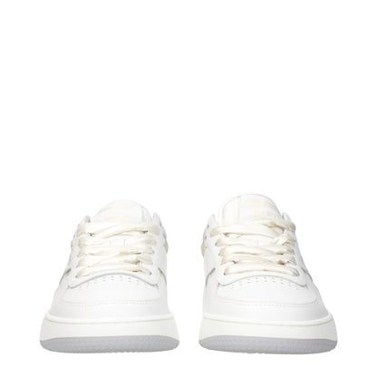 Givenchy White Leather Low Top Sneakers
