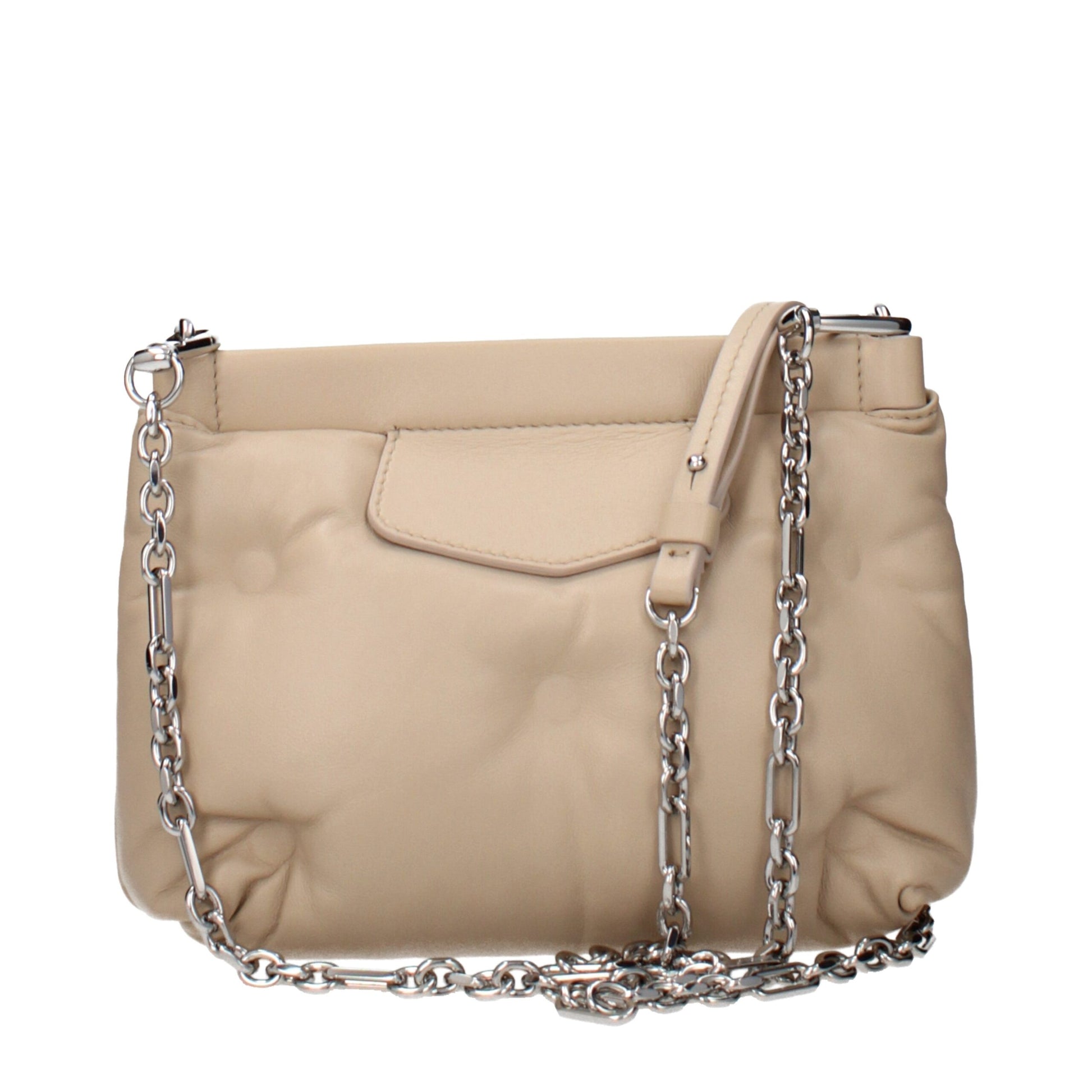 Maison Margiela Beige Leather Crossbody Bag
