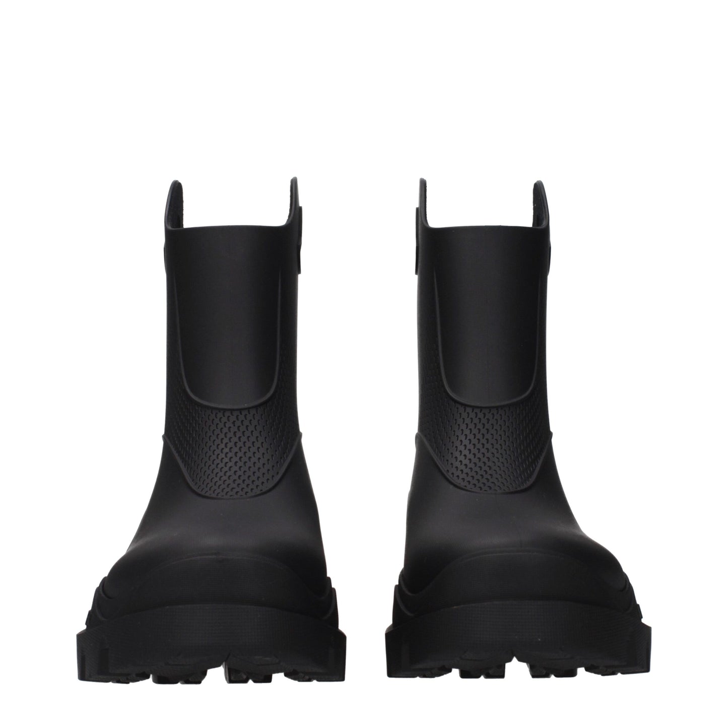 Moncler Black Cotton Ankle Boots