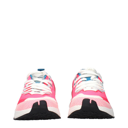 Lanvin Pink Fabric Athletic Sneakers