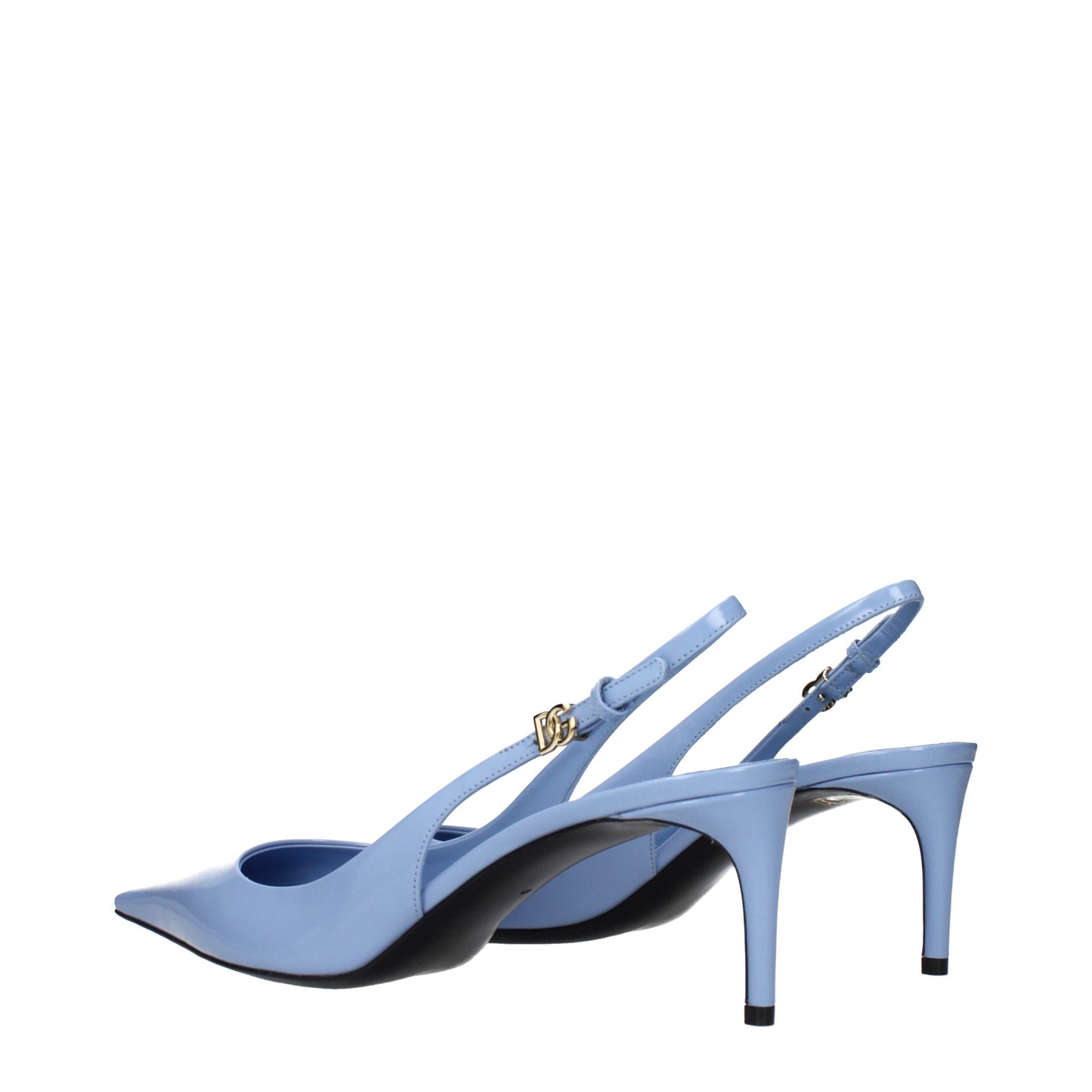 Dolce & Gabbana Light Blue Leather High Heel Pumps