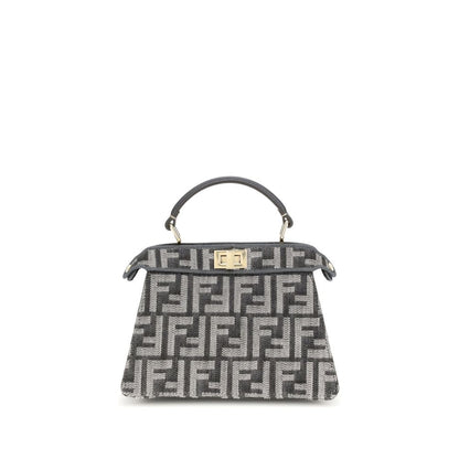 Fendi Blue Fabric Handbag